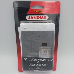 NEW Janome Ultra Glide Foot & Needle Plate Set for 9mm Machines #202431006